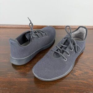 Allbirds Sneakers Mens Tree Runners Lace Up Wool Sneakers Size 13 Black